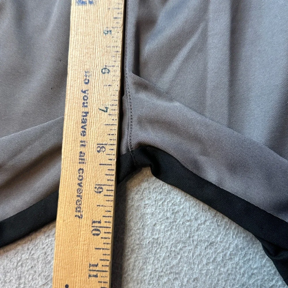 Nike Shorts Boys 6 Gray Athletic Colorblock Mesh Swoosh Activewear Kids Youth - Picture 6 of 9
